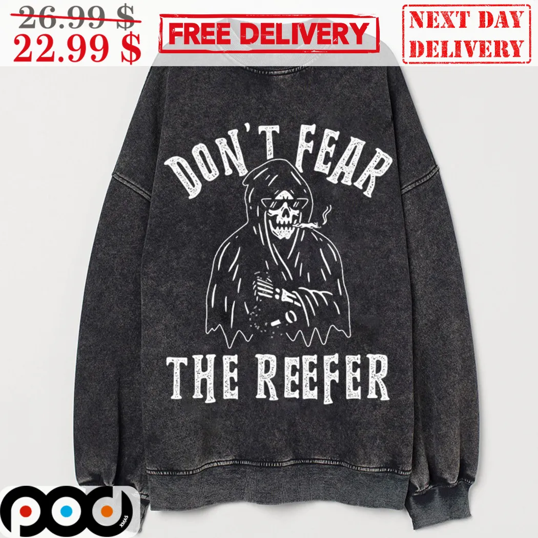Death Smoking Don't Fear The Reefer Vintage Shirt