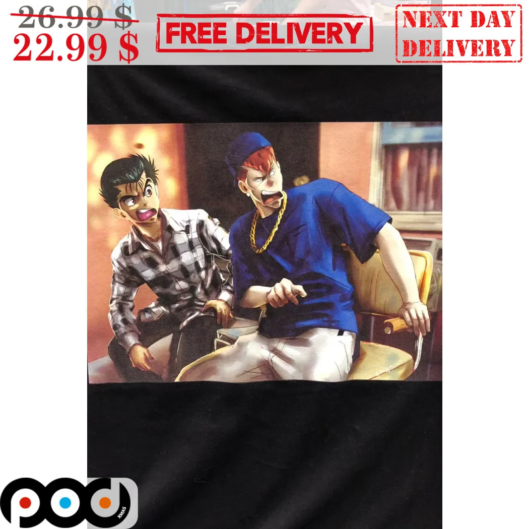 Urameshi Yusuke And Kazuma Kuwabara Meme 2024 Shirt