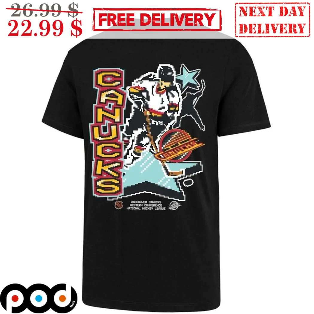 Vancouver Canucks NHL Pixel 2024 Shirt