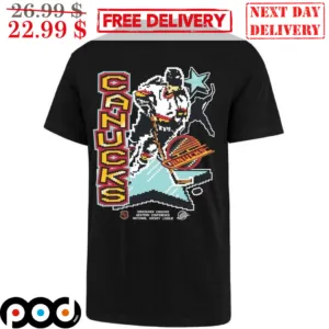 Vancouver Canucks NHL Pixel 2024 Shirt