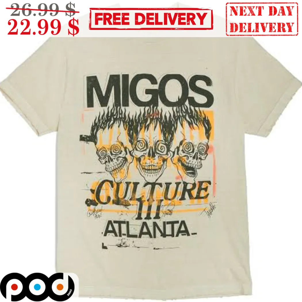 Migos Culture III Atlanta Rapper Shirt