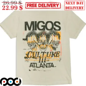 Migos Culture III Atlanta Rapper Shirt
