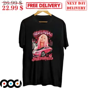 Nicki Minaj Car Pink Friday 2 Retro Shirt