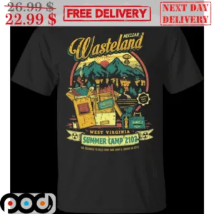 Nuclear Wasteland West Virginia Summer Camp 2102 Vintage Shirt