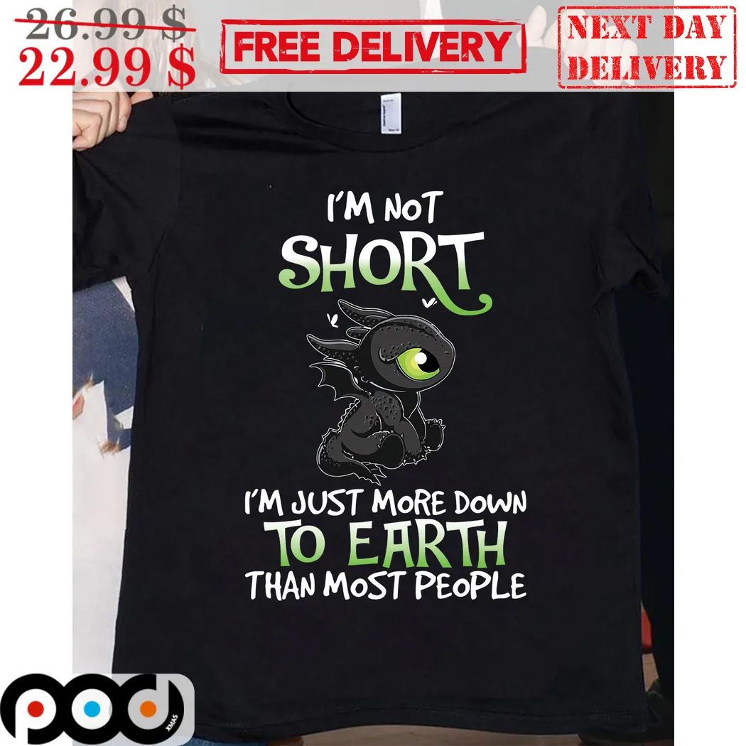 Stitch I'm Not Short I'm Just More Down To Earth Than Most People Shirt
