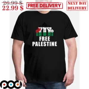 Fist Bump Free Palestine 2024 Shirt