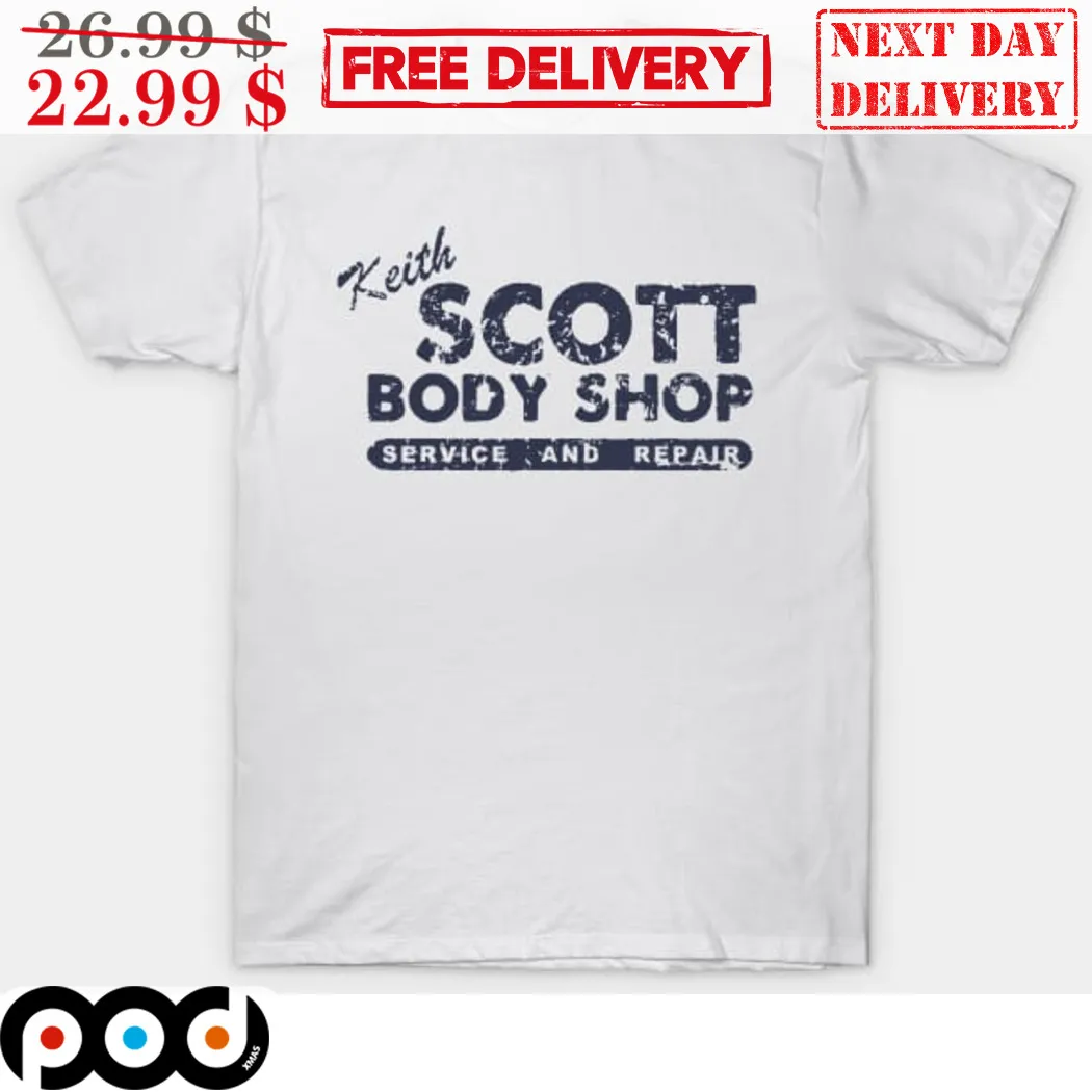 Keith Scott Body Shop Service And Repair Vintage Shirt