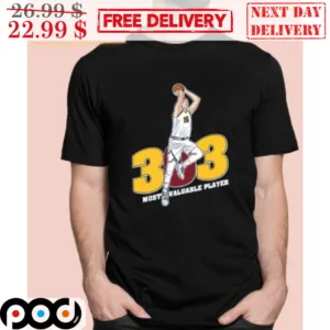 Nikola Jokic 303 Most Valuable Player Denver Nuggets NBA 2024 Shirt