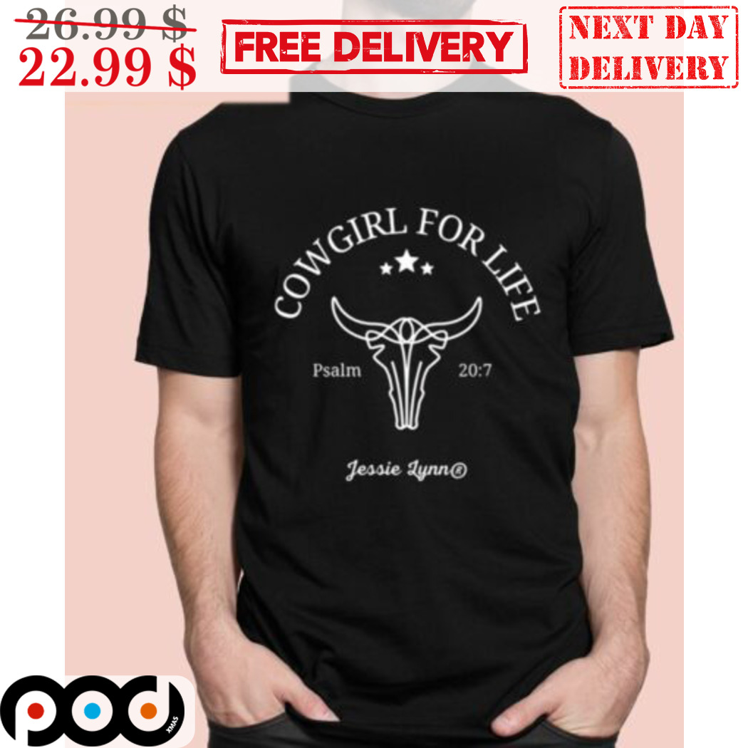 Skull Bull Custom Cowgirl For Life Fsalm Shirt