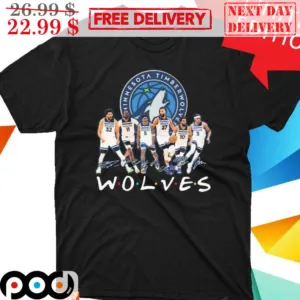 Minnesota Timberwolves Friends Signature 2024 Shirt