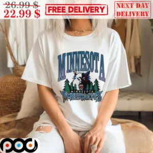 Minnesota Timberwolves Logo Basketball Shirt