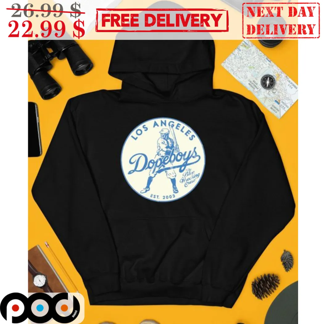 Los Angeles Dopeboys The Blue Wrecking Crew Shirt