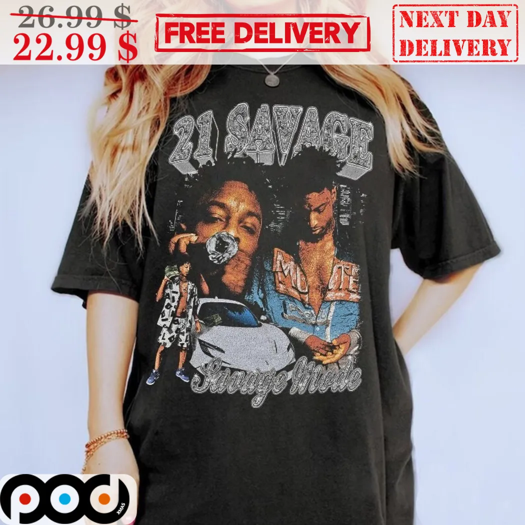 21 Savage American Dream World Tour 2024 Hiphop Vintage Shirt