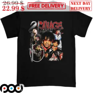 21 Savage Bootleg World Tour 2024 Hiphop Vintage Shirt