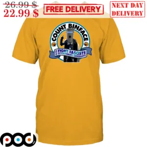 Count Binface I Fight Fascists And Extortionate Croissants Shirt