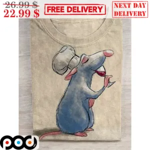Remy Drinking Wine Ratatouille Shirt