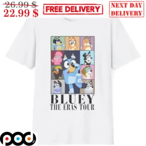 Bluey The Eras Tour 2024 Shirt