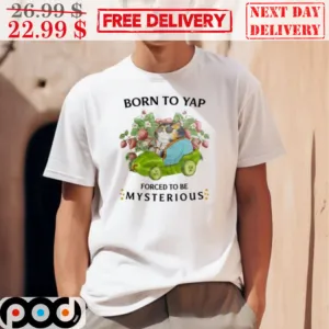 Cat Cucumber Born To Yap Forced To Be Mysterious Shirt