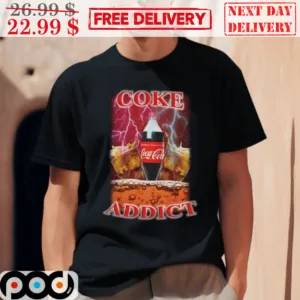 Coke Addict Bootleg Lightning 2024 Shirt