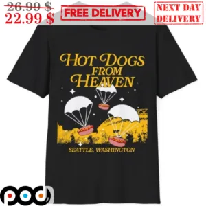 Hot Dogs From Heaven Seattle Washington Shirt