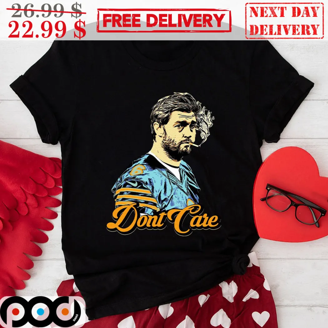 Jay Cutler Smoking Chicago Bears Don't Care Shirt