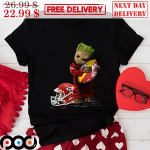 Baby Groot Kansas City Chiefs NFL 2024 Shirt