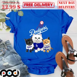 Cats Los Angeles Dodgers MLB 2024 Shirt