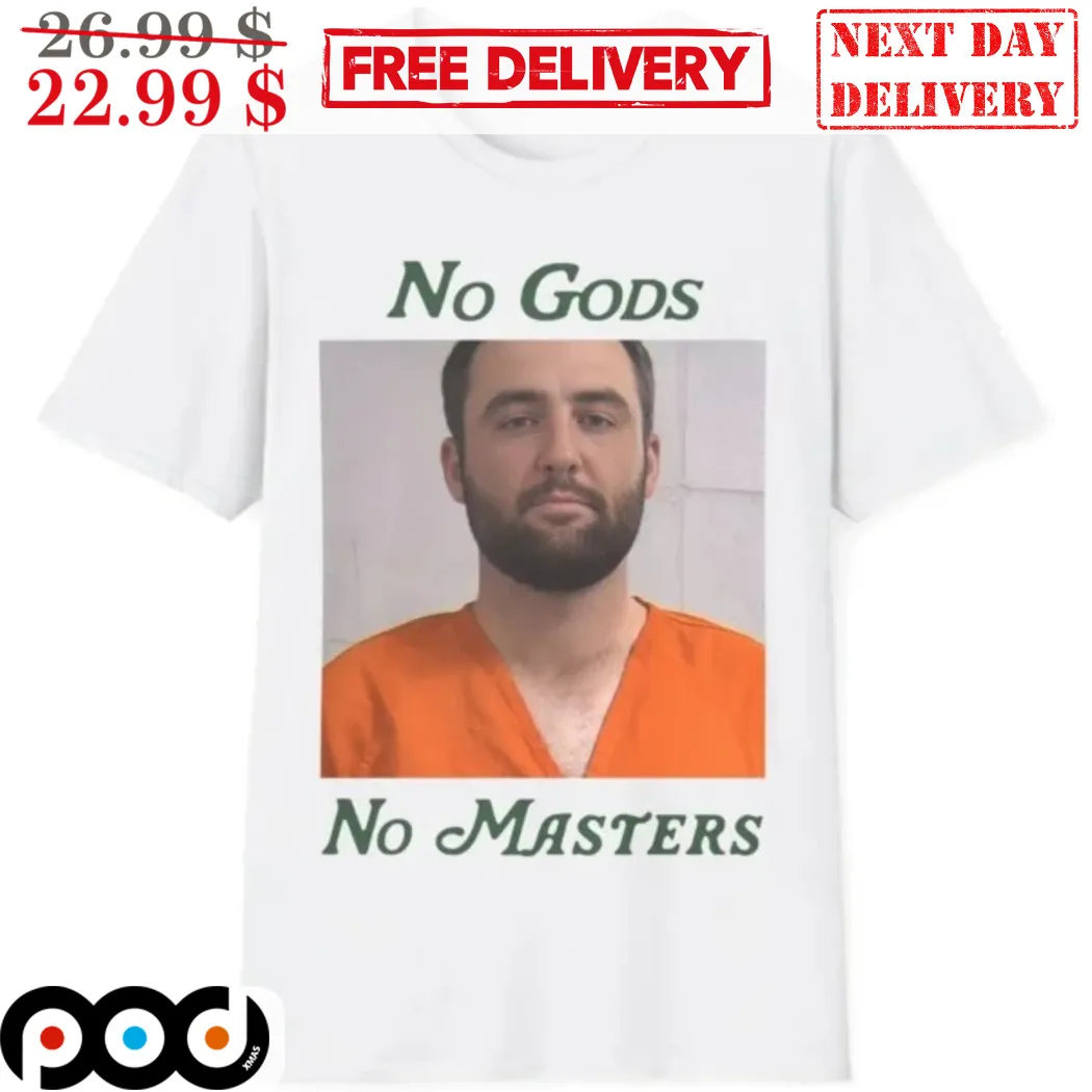 Free Scottie Mugshot No Gods No Masters Shirt