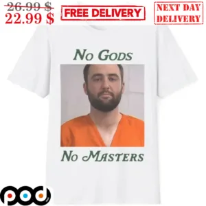 Free Scottie Mugshot No Gods No Masters Shirt