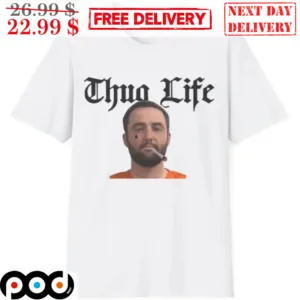 Scottie Scheffler Mugshot Thug Life Shirt