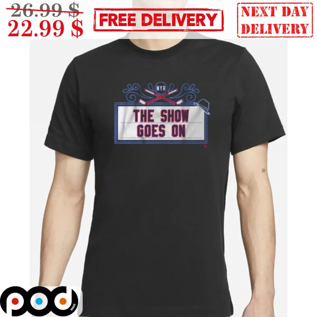 New York Rangers The Show Goes On Hockey 2024 Shirt