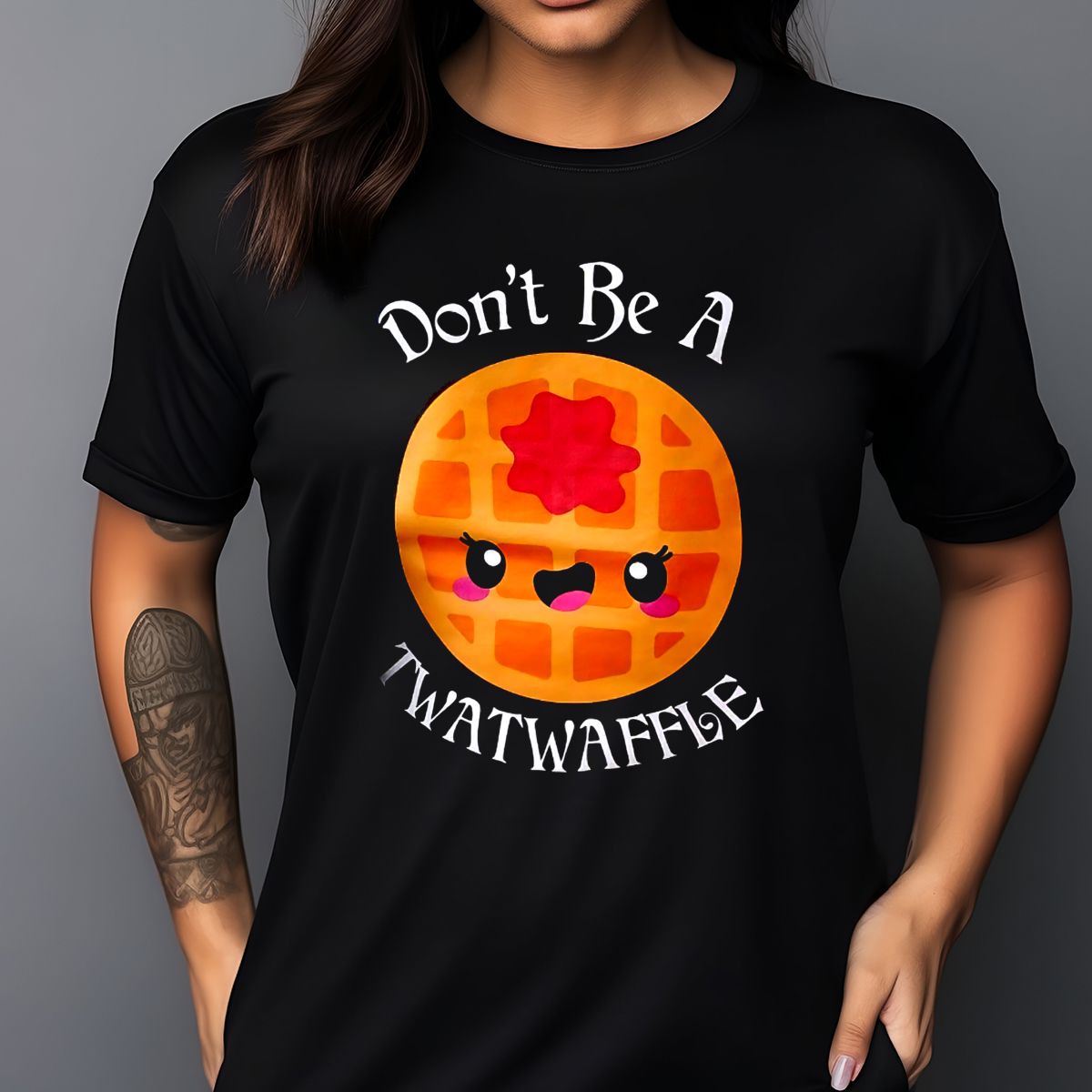 Waffle Cute Face Do Not Be A Twatwaffle Shirt