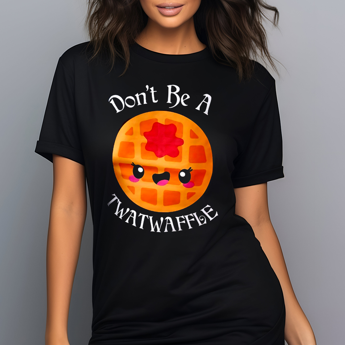 Waffle Cute Face Do Not Be A Twatwaffle Shirt