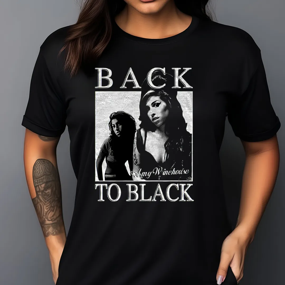 Amy Winehouse Back To Black Vintage 2024 Shirt