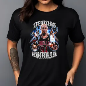 Dennis Rodman Chicago Bulls Bootleg NBA Singature Vintage 2024 Shirt