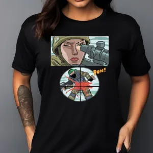 Taylor Sniper Shot Terrorist Army Shirt