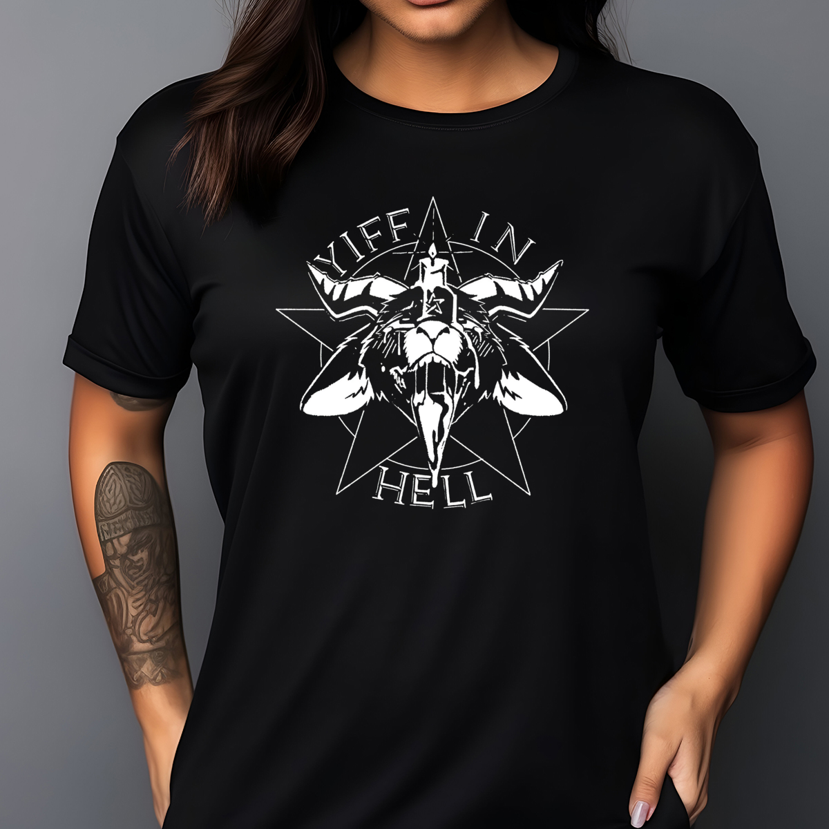Goat Devil Yiff In Hell 2024 Shirt - Custom Xmas Gift