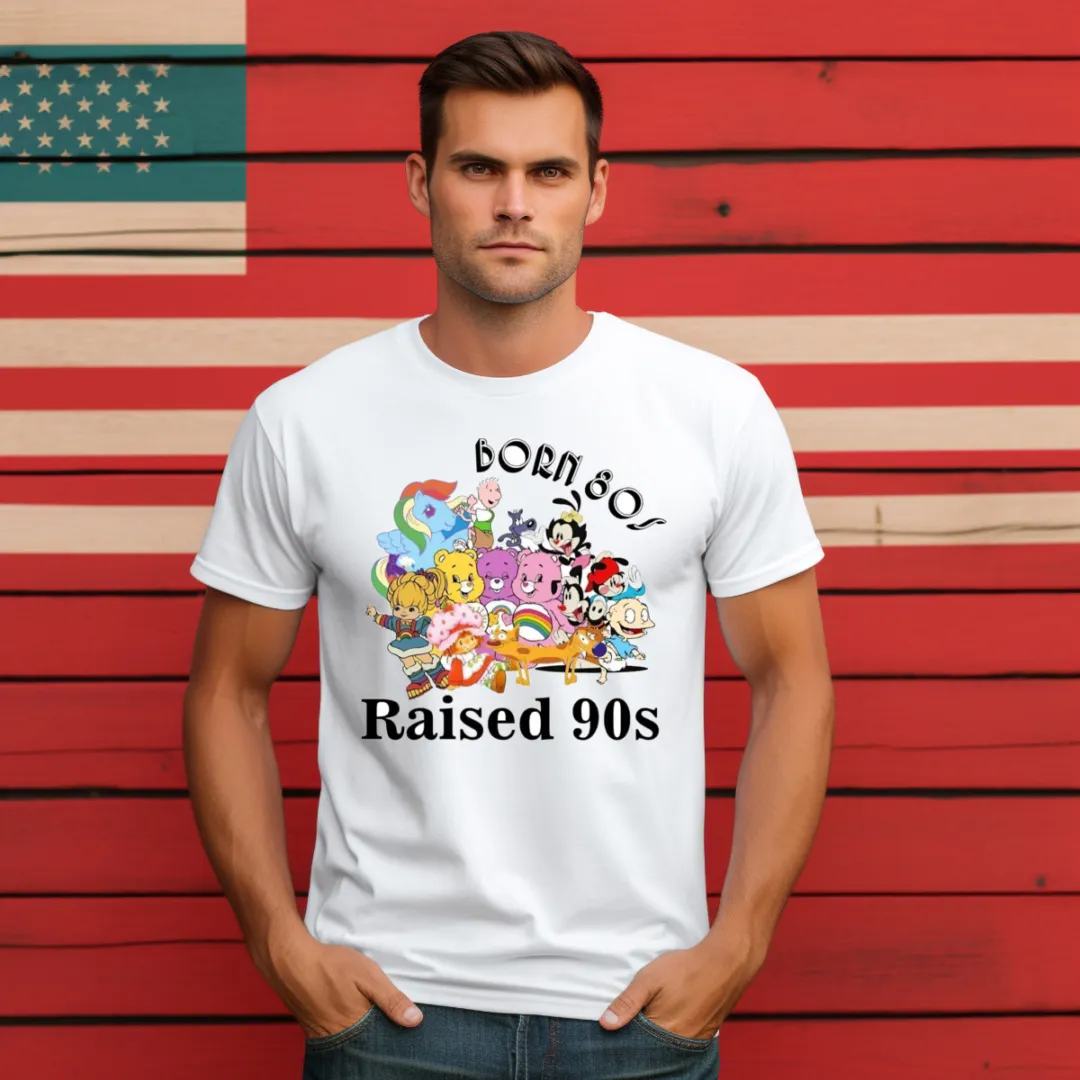 Teddy Bear Born 80s Raised 90s Shirt
