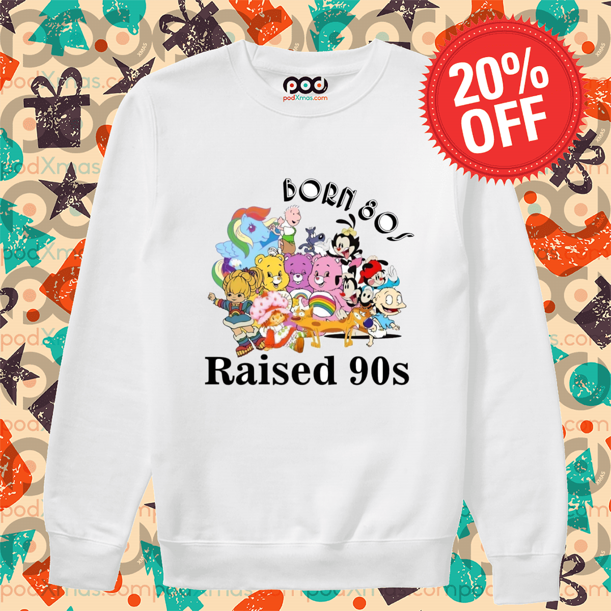 Teddy Bear Born 80s Raised 90s Shirt