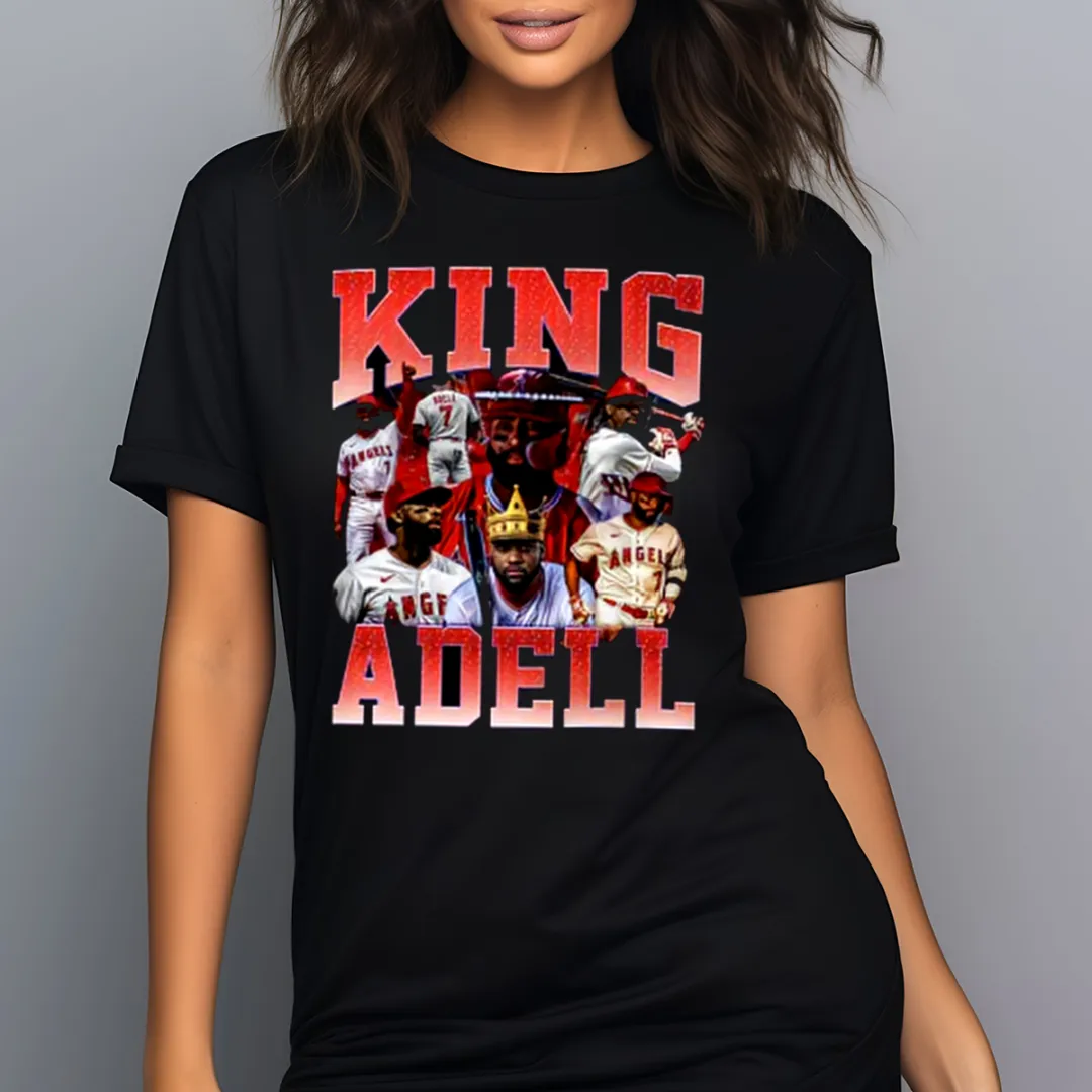 Jo Adell King Adell 07 Los Angeles Angels MLB Bootleg 2024 Shirt