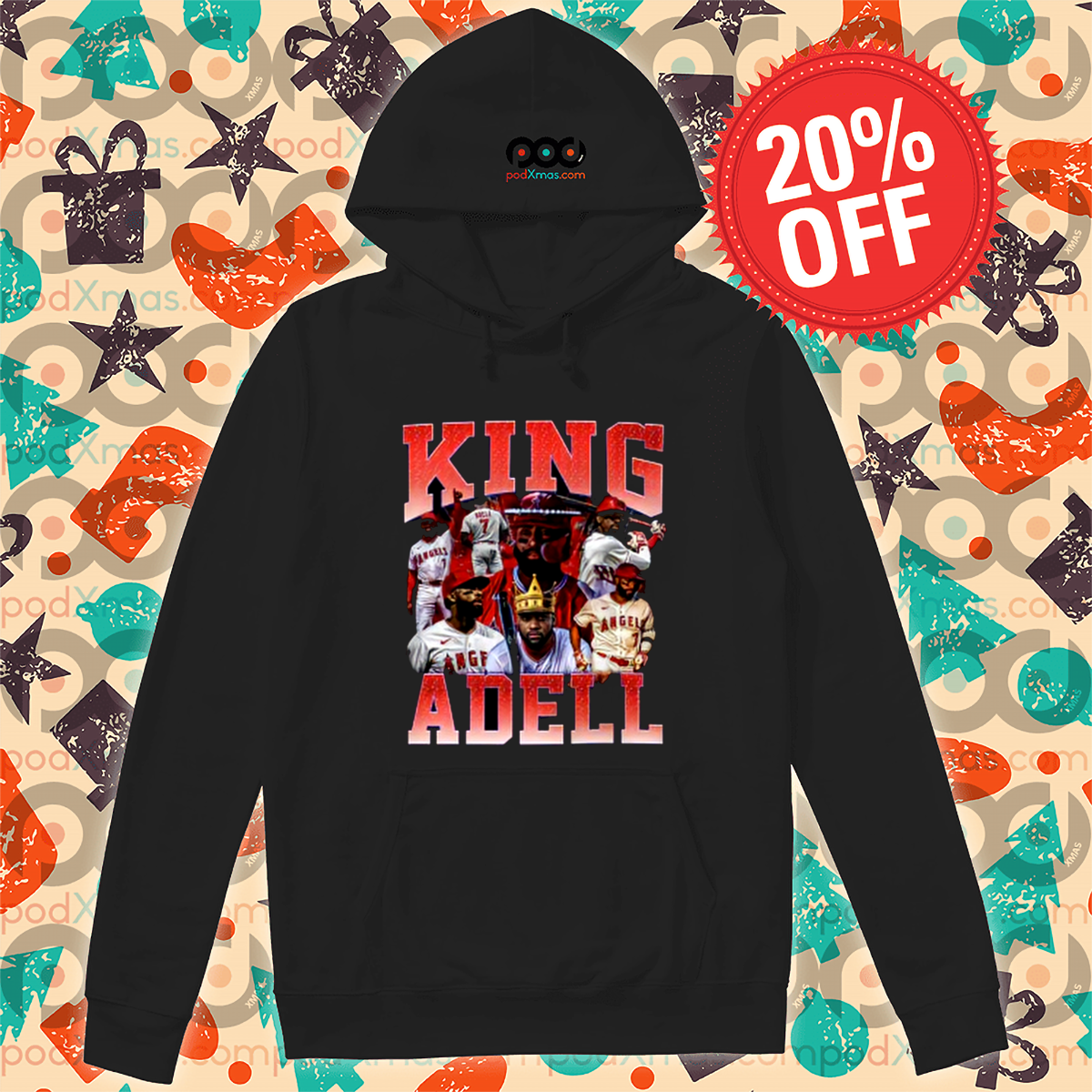 Jo Adell King Adell 07 Los Angeles Angels MLB Bootleg 2024 Shirt