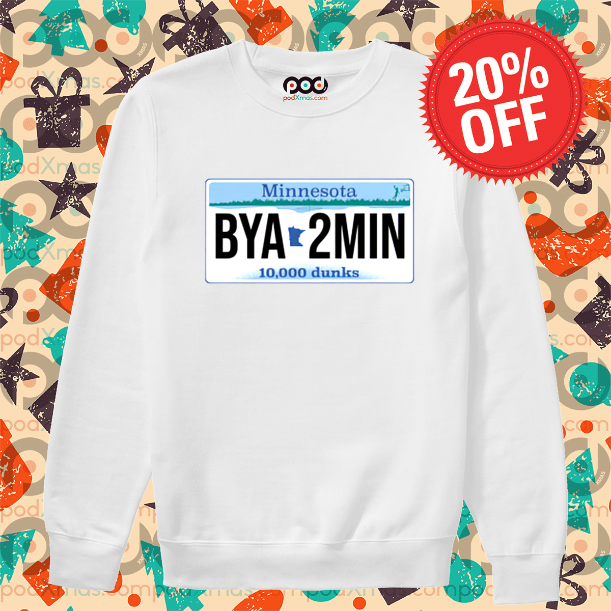 Minnesota Timberwolves BYA 2 Min 10000 Dunks Shirt