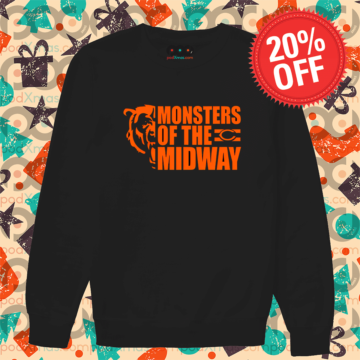 Chicago Bears Monsters Of The Midway NFL 2024 Shirt