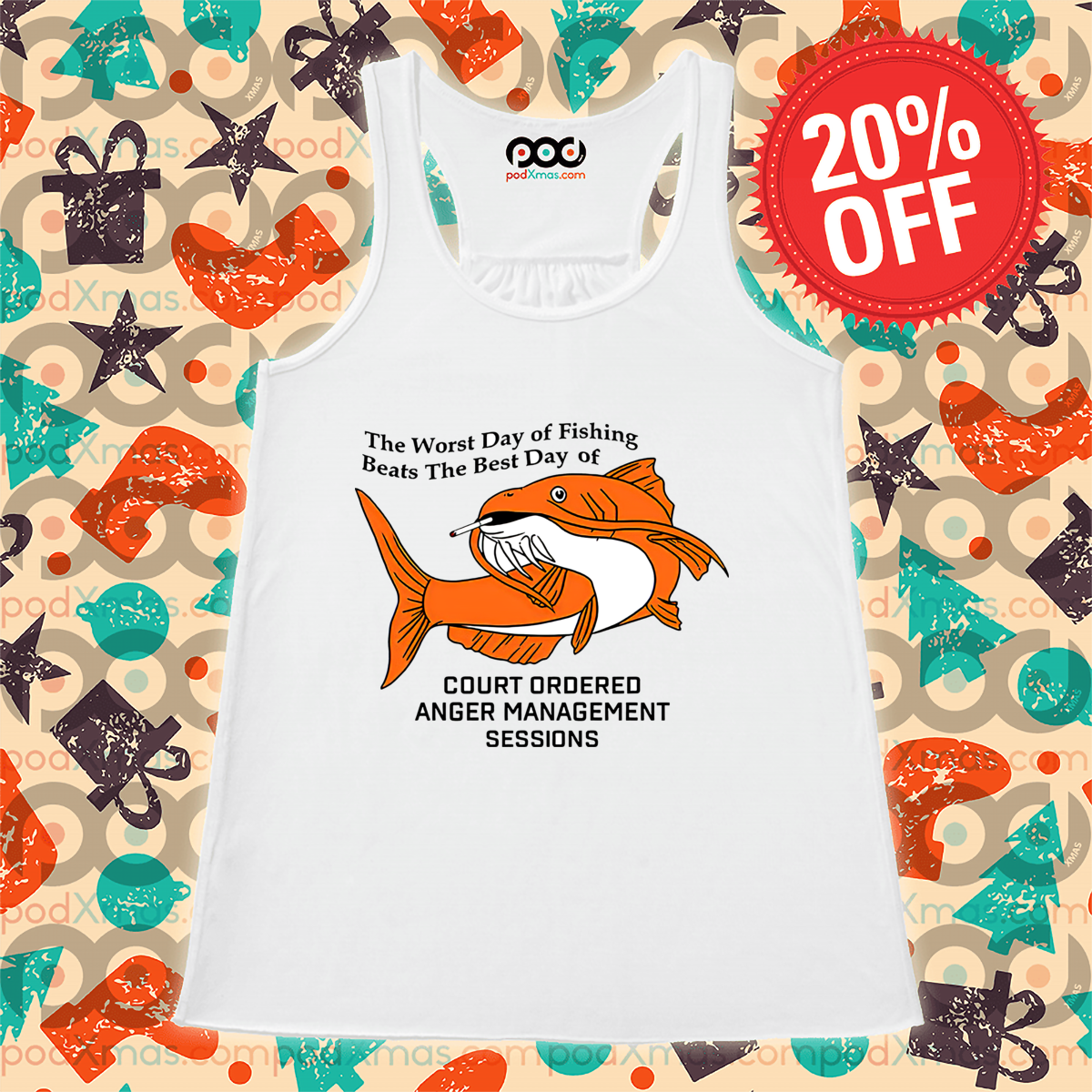 The Worst Day Of Fishing Beats The Best Day Of Court Ordered Anger Management Sessions Shirt
