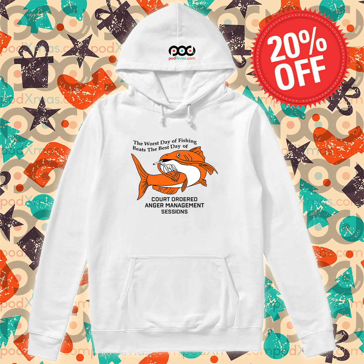 The Worst Day Of Fishing Beats The Best Day Of Court Ordered Anger Management Sessions Shirt