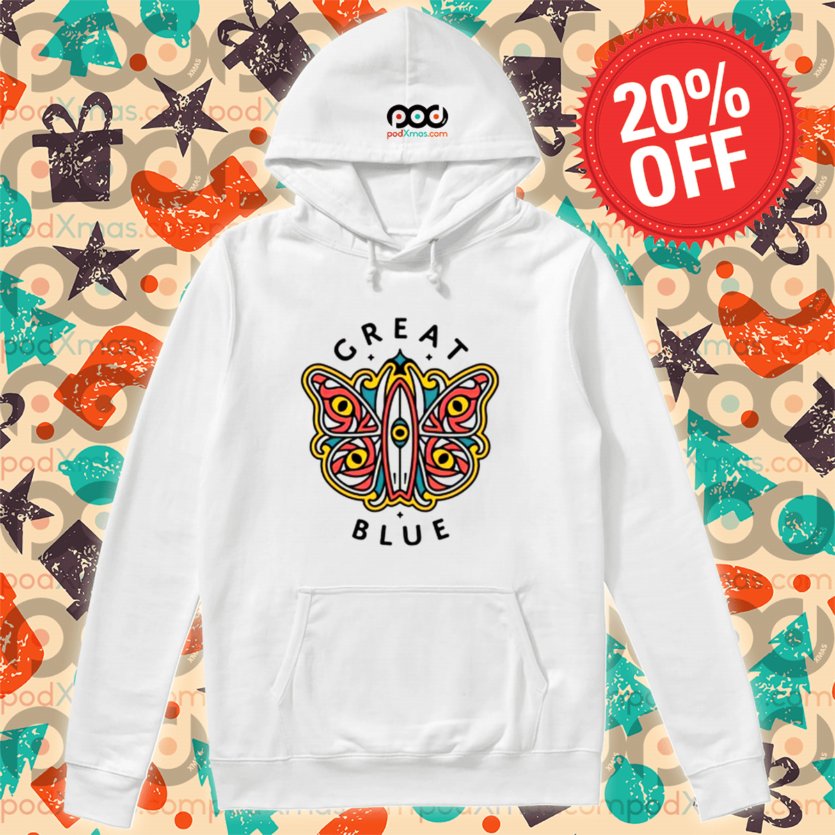 Butterfly Great Blue Shirt
