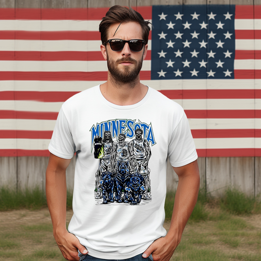 Skeletons Wolves Minnesota Timberwolves Shirt