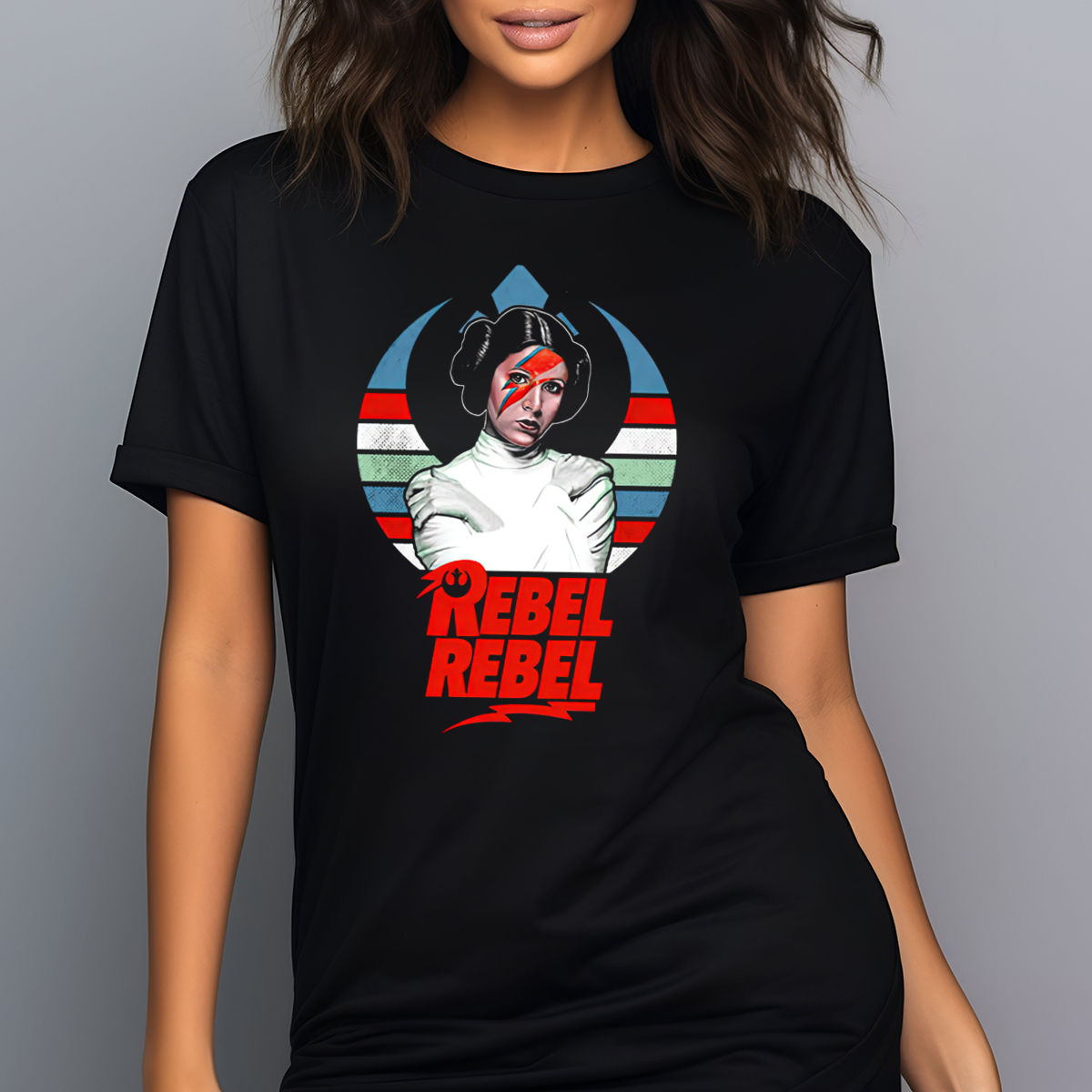 Star Wars Leia Organa Rebel Rebel Retro Shirt