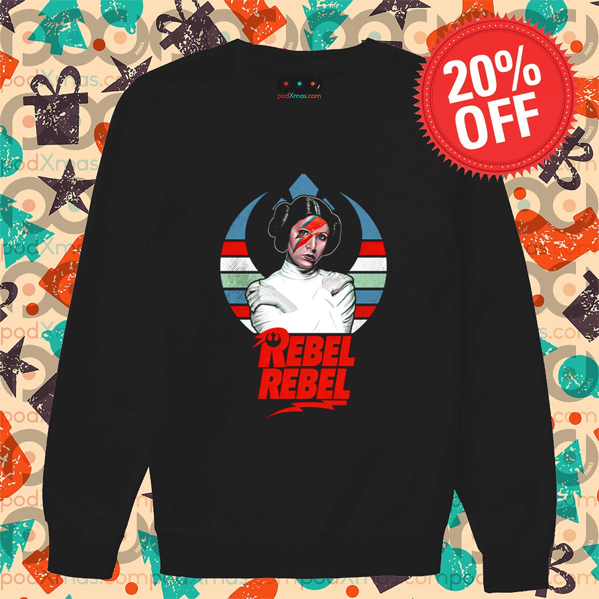 Star Wars Leia Organa Rebel Rebel Retro Shirt