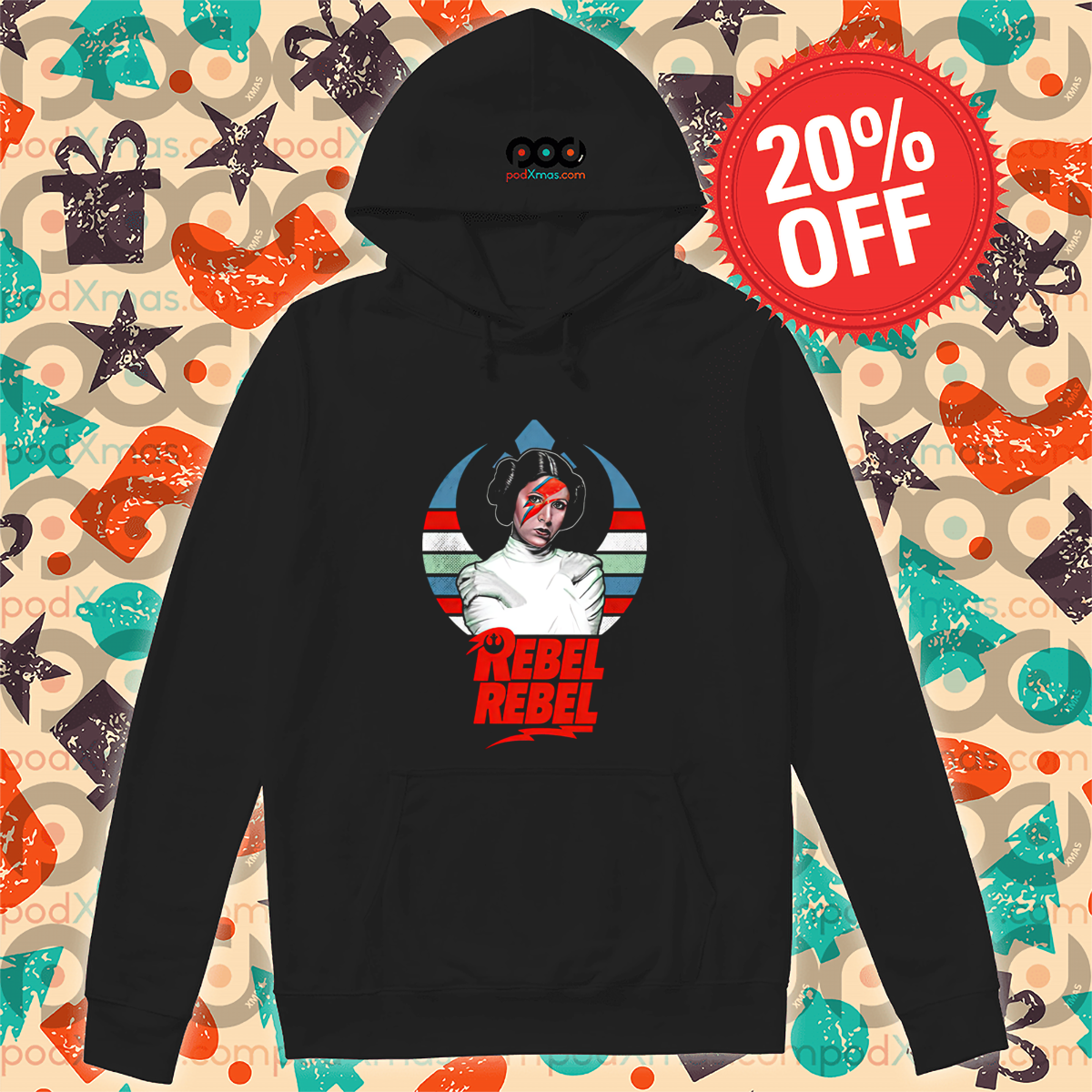 Star Wars Leia Organa Rebel Rebel Retro Shirt